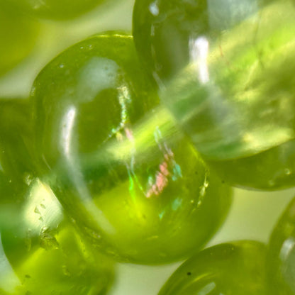 Peridot AA Rondelle Polished Beads image 2
