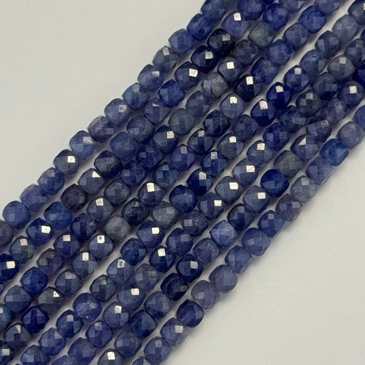 Tanzanite Square Beads