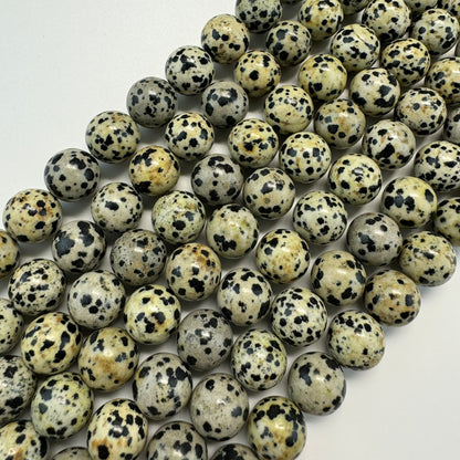 Dalmatian Jasper Polished  Round Beads image 0