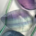 Rainbow Fluorite Faceted Pear Shape Beads image 7