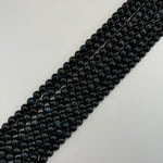 Black Labradorite Polished Round Beads image 8
