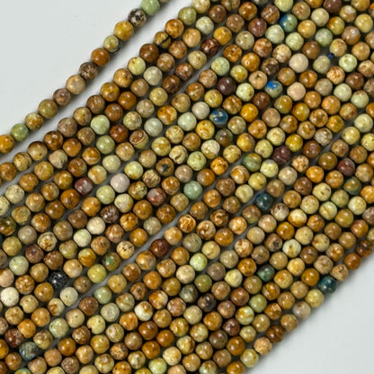 Azurite Polished Round Beads image 0
