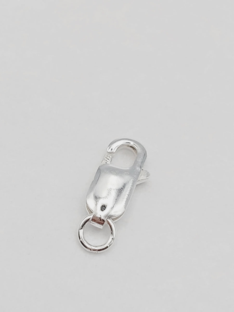 Oblong Lobster Clasp | 925 Sterling Silver (2 sizes) image 0