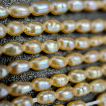White, Peach and Pink Pearl  4x2mm image 1