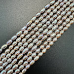 Pink, White and Peach Pearl  4x6mm image 0