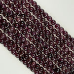 Rhodolite Grape Garnet Polished Round Beads image 4