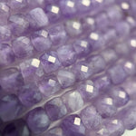 Lavender Amethyst Faceted Square Beads image 3