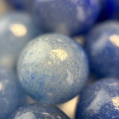 Blue Aventurine Polished Round Beads image 4
