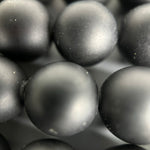 Black Onyx Matte Round Beads image 1