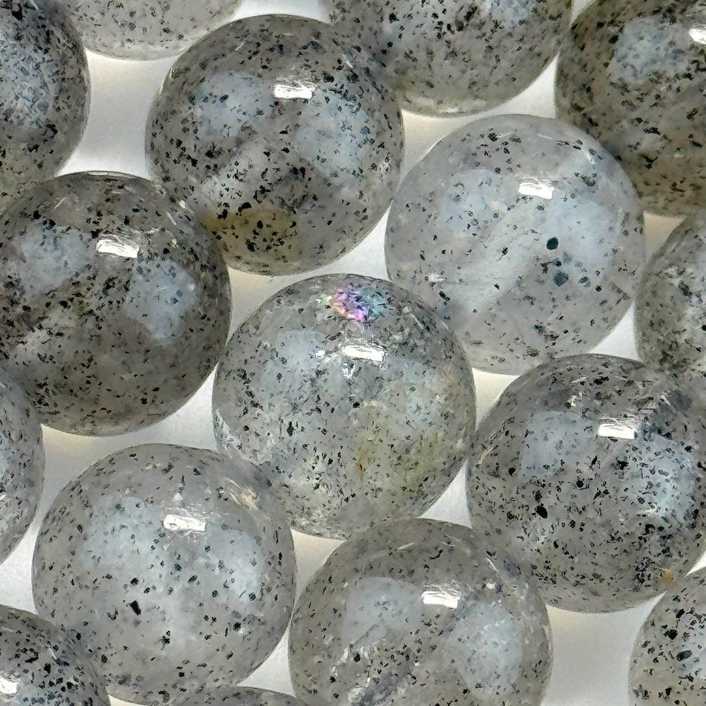 Mica Quartz Polished Round Beads image 6