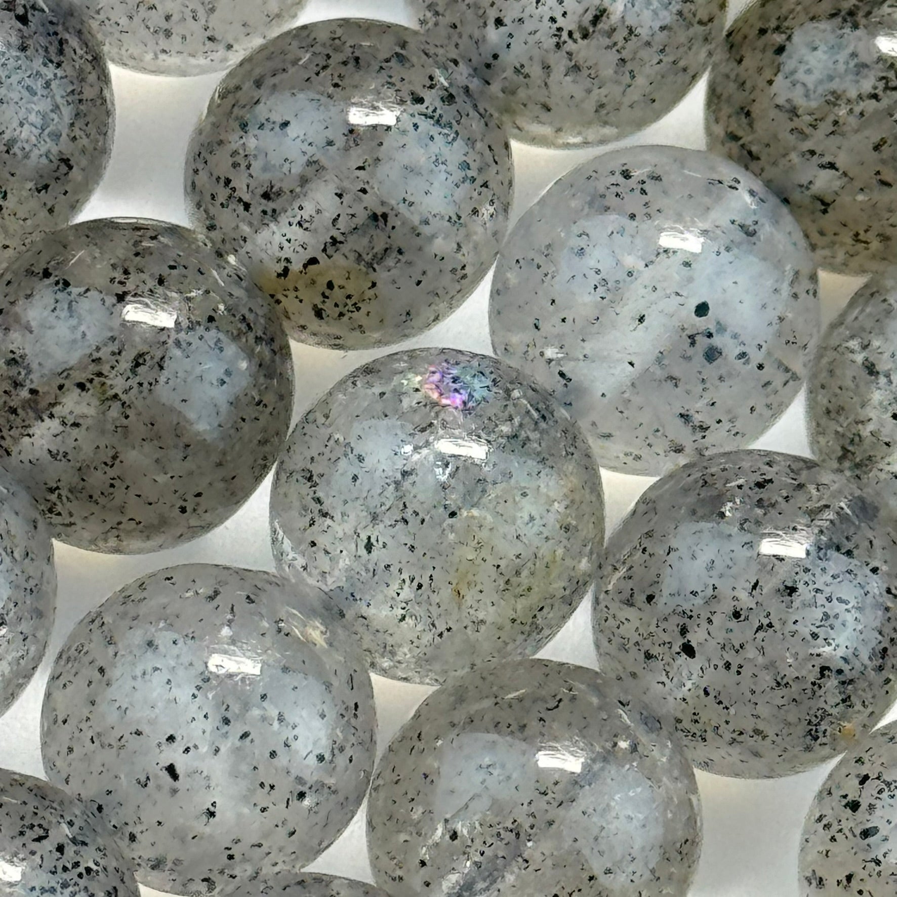 Mica Quartz Polished Round Beads image 6