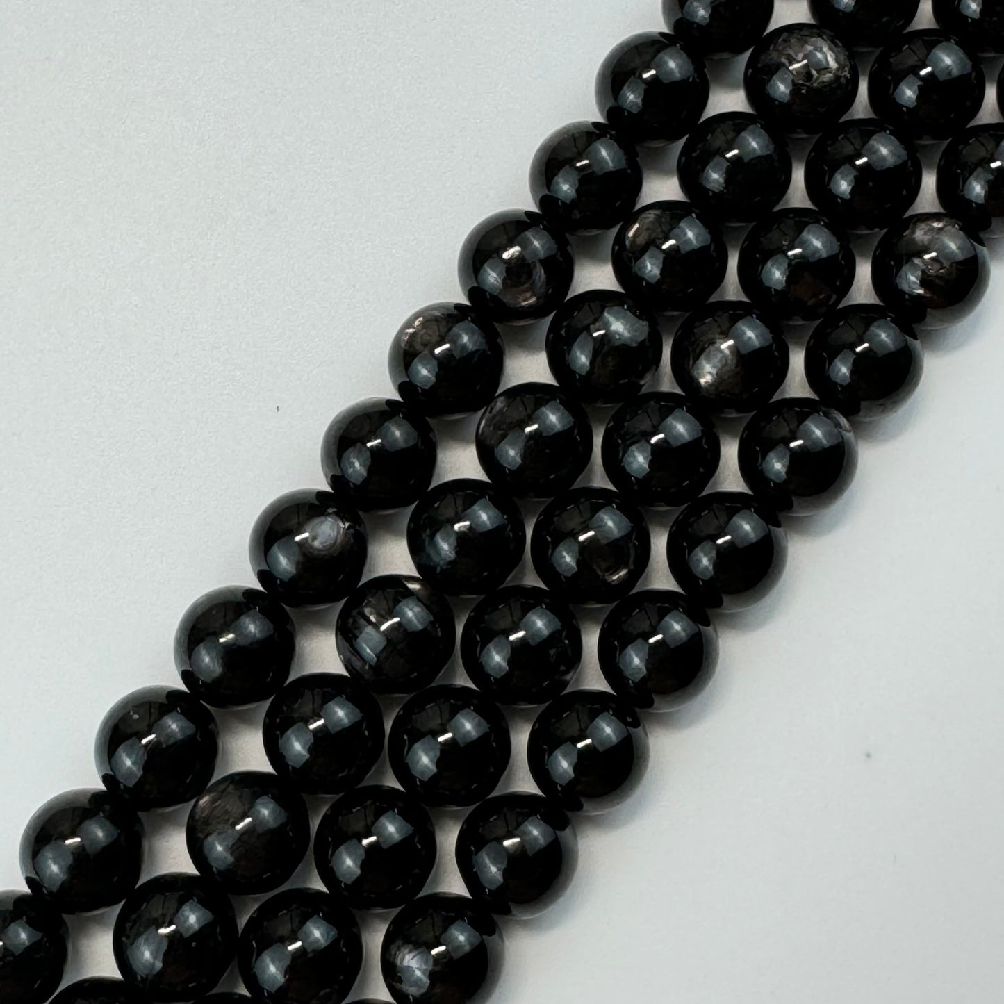 Hyperstene Polished  Round Beads image 0