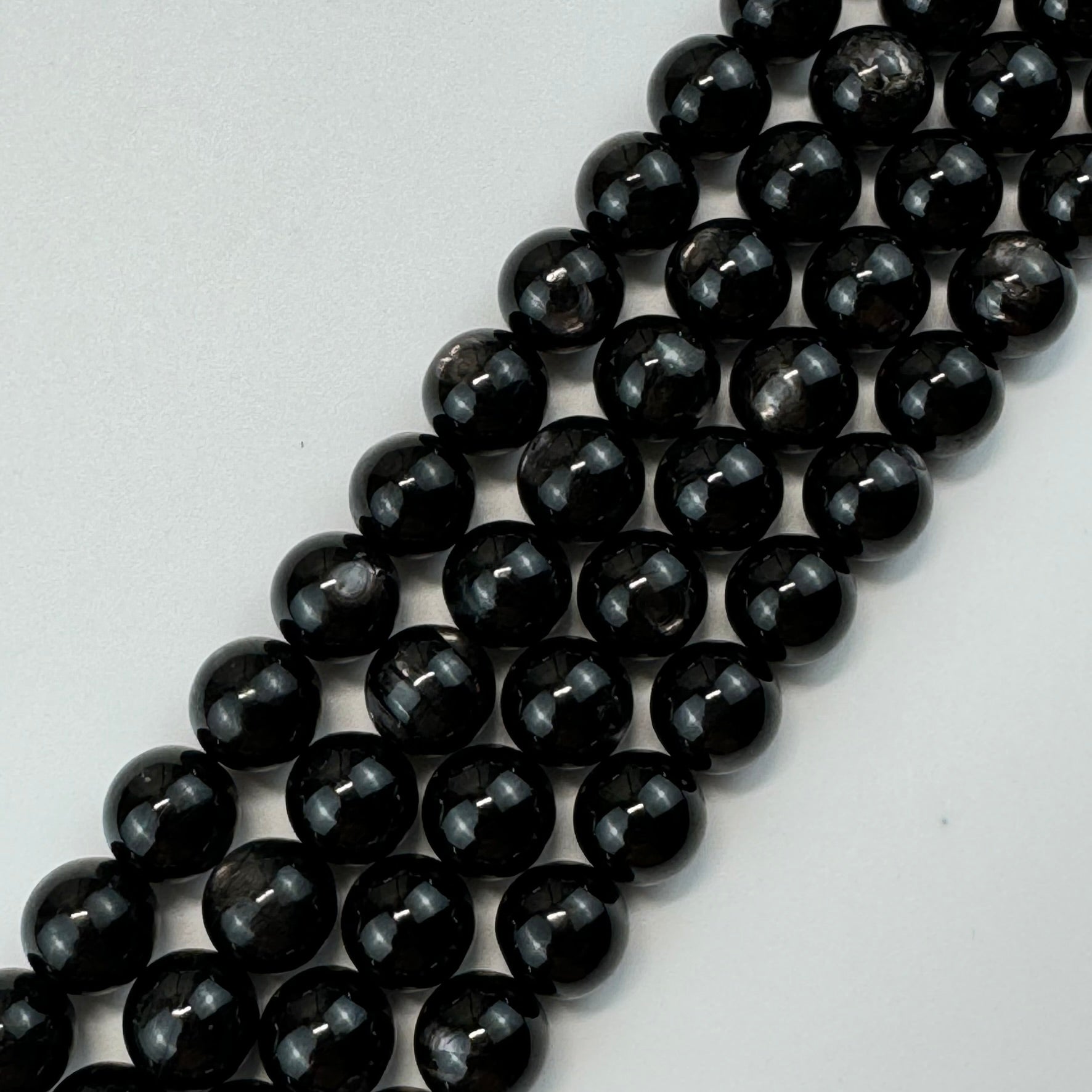 Hyperstene Polished  Round Beads image 0