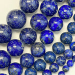 Lapis Lazuli Polished Round Beads image 13