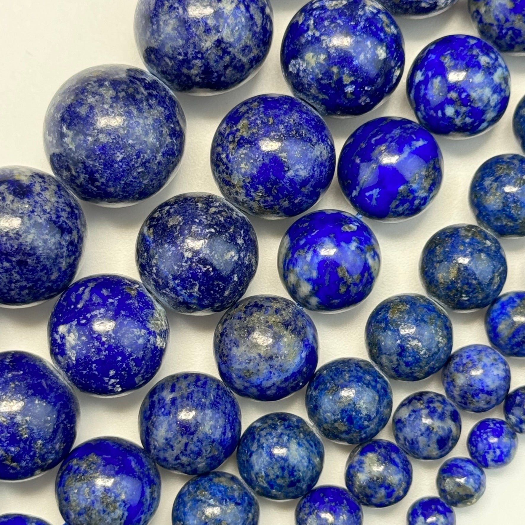 Lapis Lazuli Polished Round Beads image 13