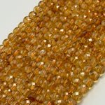 Citrine Square Heated Beads image 6