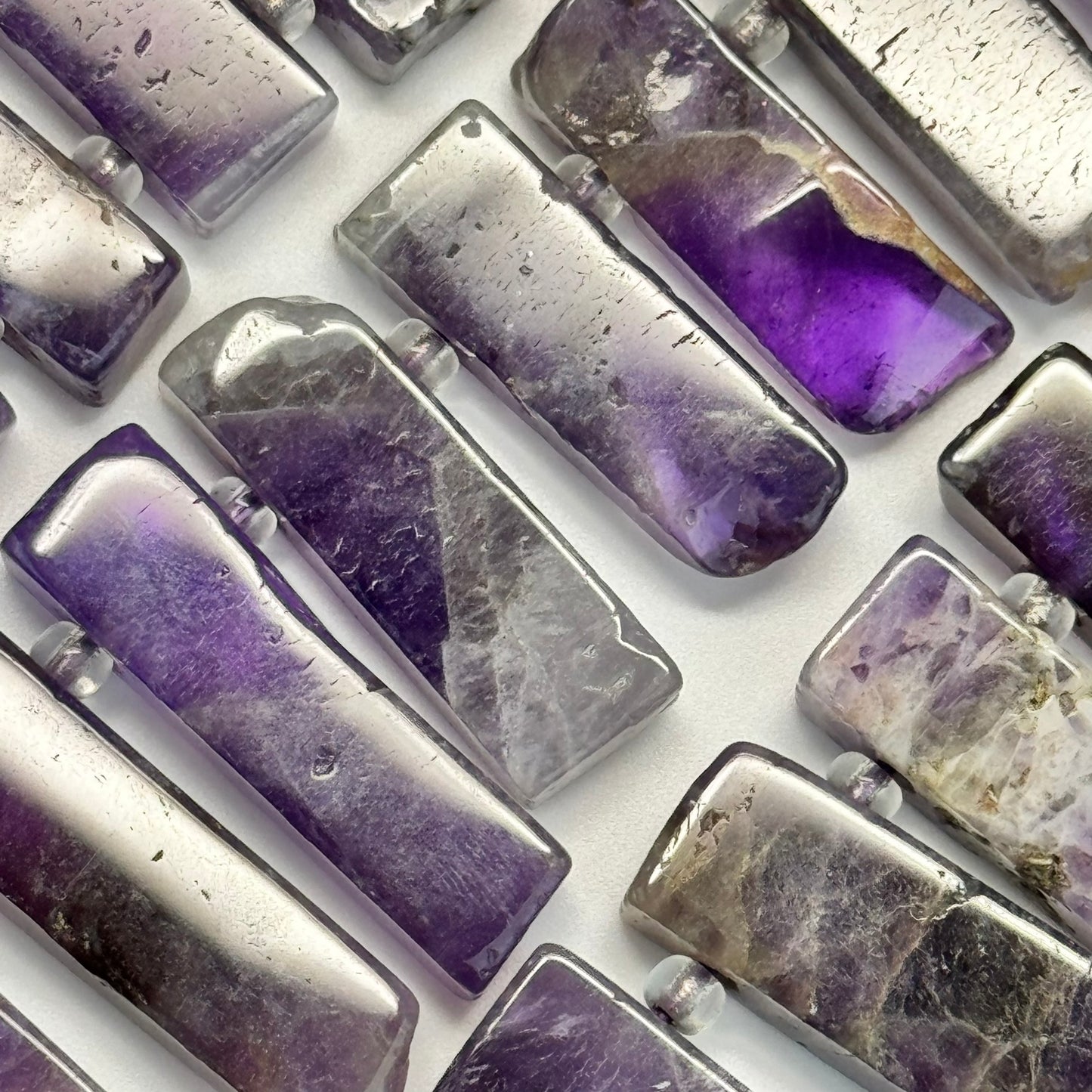 Amethyst Blade Polished Beads image 3