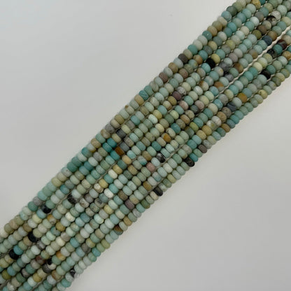 Ocean Jasper Frostedmm Rondelle Beads image 3