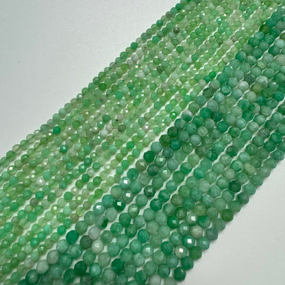 Chrysoprase Faceted Round Beads image 8