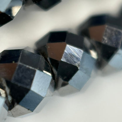 Terahertz Faceted Rondelle Beads image 8
