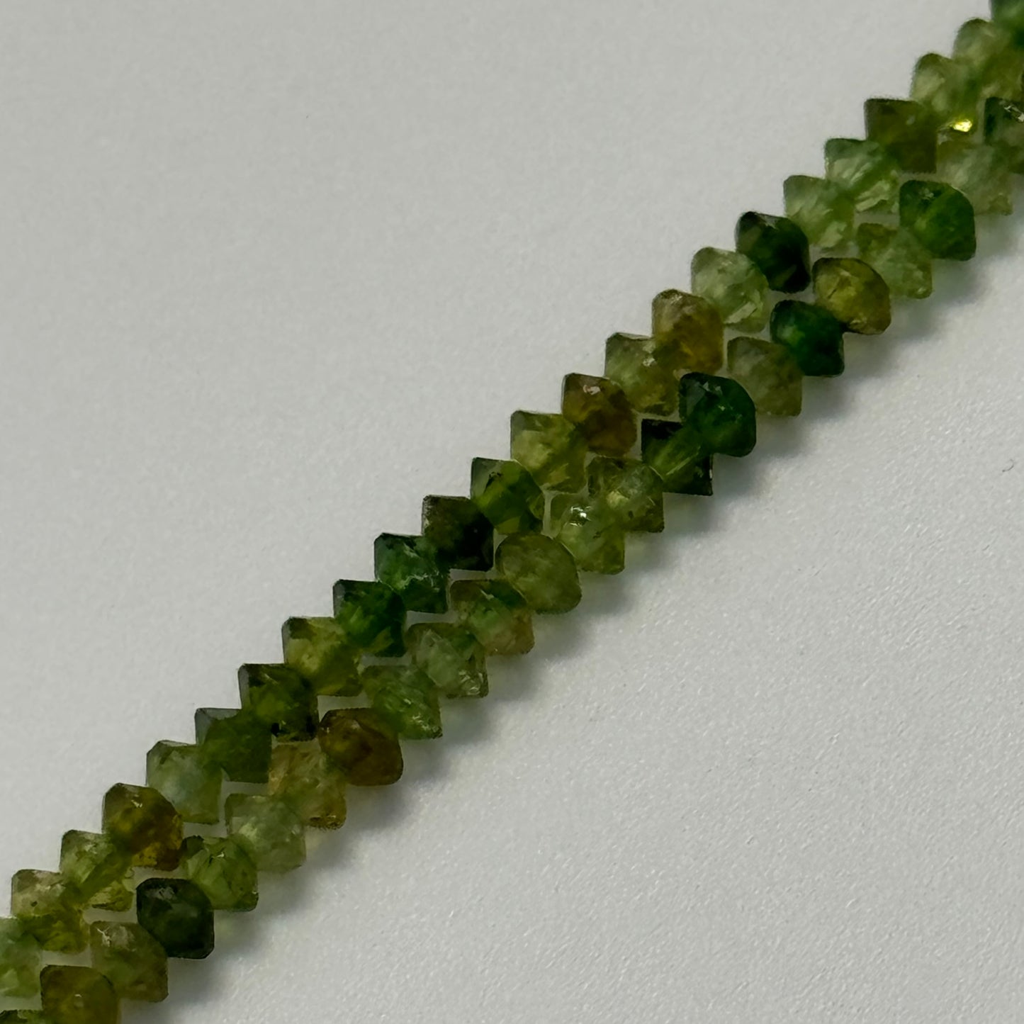 Green Chrome Tourmaline Space Ship Beads image 2