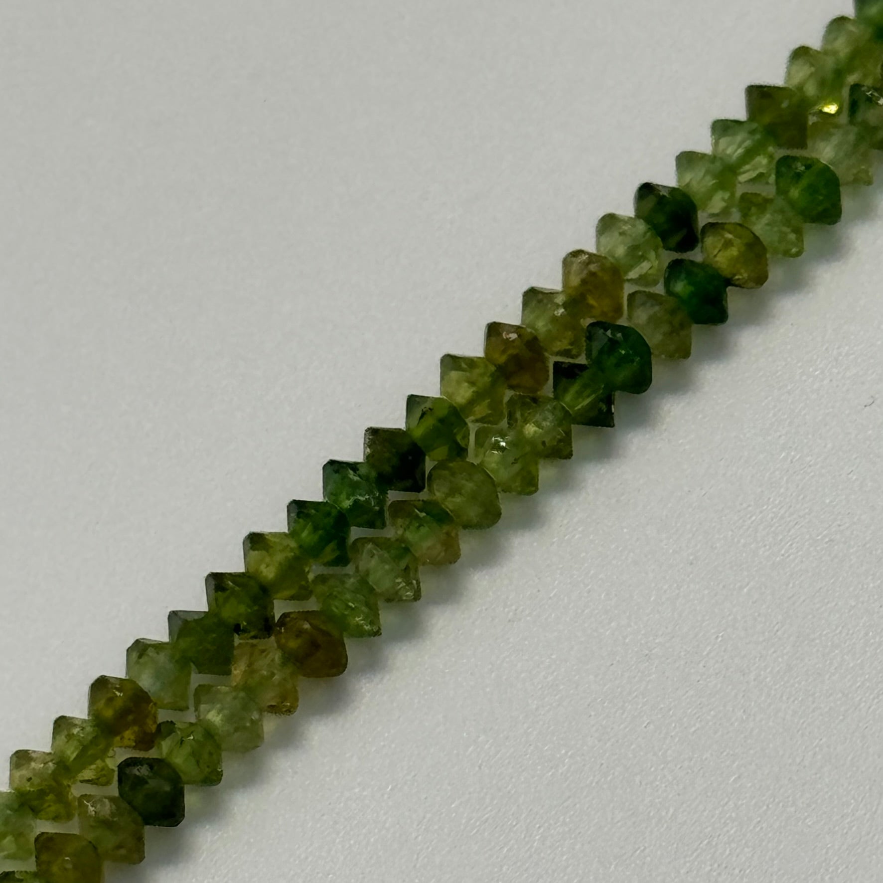 Green Chrome Tourmaline Space Ship Beads image 2