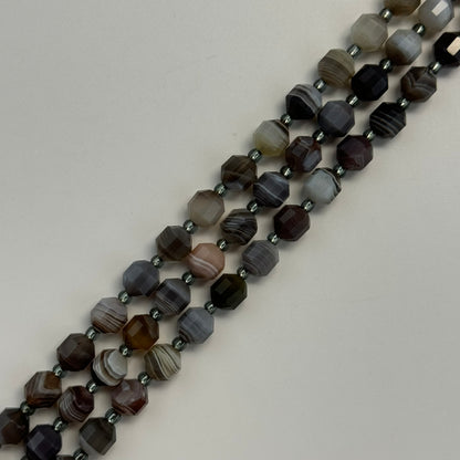 Botswana Agate Dodecahedron Beads image 8