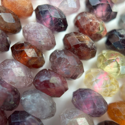 Spinel Faceted Rondelle Beads (AAA Quality) image 2