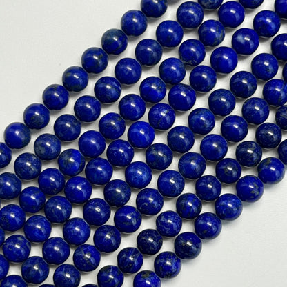 Lapis Lazuli AAA Polished Round Beads image 6