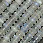 Moonstone AAA Rondelle Polished Beads image 2