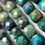 Chrysocolla Square Beads image 6