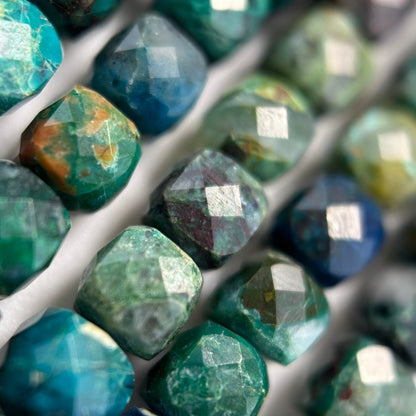 Chrysocolla Square Beads image 6