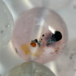 Rose Quartz Lepidocrocite Polished Round Beads image 4
