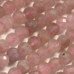 Rose Quartz Faceted Round Beads image 10