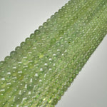 Prehnite Polished Round Beads AA Quality image 8