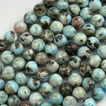 Larimar Polished  Round Beads image 3