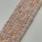Morganite Rondelle Polished Beads image 4