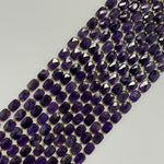 Amethyst Rectangular Faceted Cushion Cut 10xÃ¯Â¿Â½8 mm Beads image 7