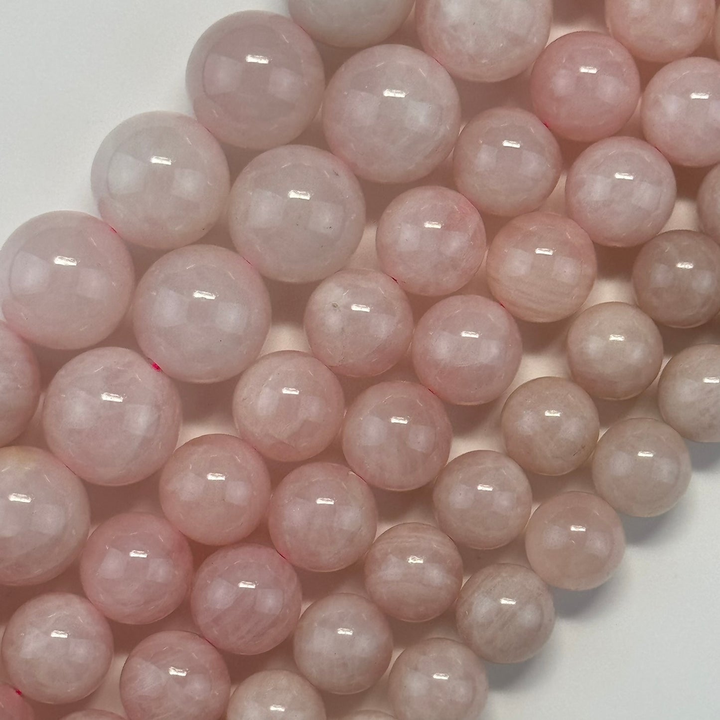 Rose Quartz Polished  Round Beads image 6