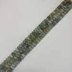 Aquamarine Polished Rondelle Beads