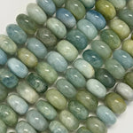 Aquamarine Polished Rondelle Beads