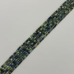 Azurite Chrysocolla Faceted Square Beads