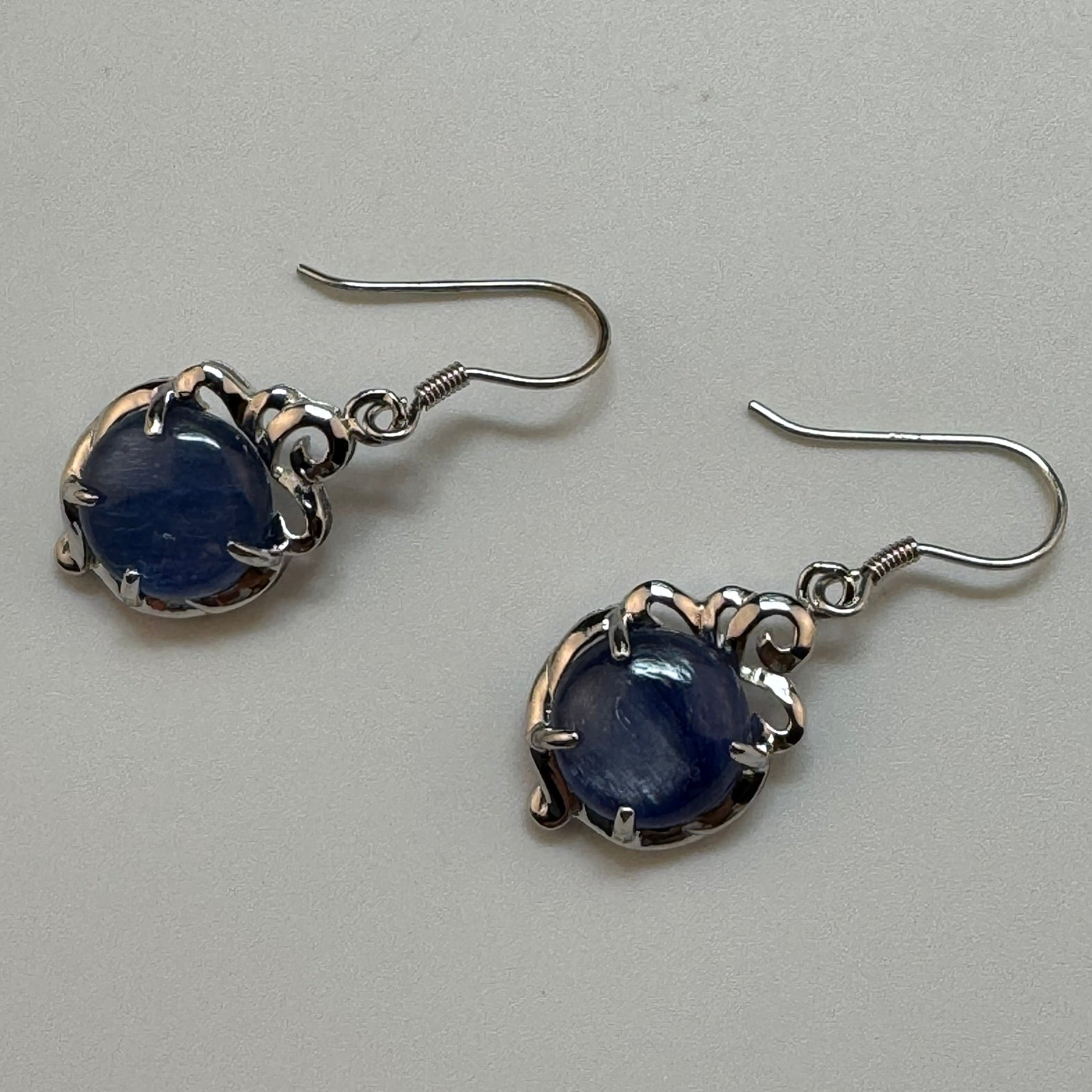 Blue stone earrings in Sterling Silver ÃƒÆ’Ã‚Â¢ÃƒÂ¢Ã¢â‚¬Å¡Ã‚Â¬ÃƒÂ¢Ã¢â€šÂ¬Ã‚Â¹