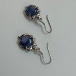 Blue stone earrings in Sterling Silver ÃƒÆ’Ã‚Â¢ÃƒÂ¢Ã¢â‚¬Å¡Ã‚Â¬ÃƒÂ¢Ã¢â€šÂ¬Ã‚Â¹