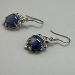 Blue stone earrings in Sterling Silver ÃƒÆ’Ã‚Â¢ÃƒÂ¢Ã¢â‚¬Å¡Ã‚Â¬ÃƒÂ¢Ã¢â€šÂ¬Ã‚Â¹