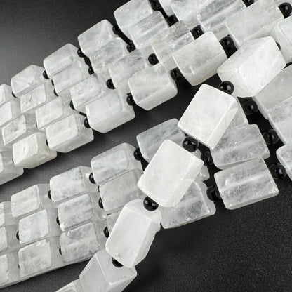 Clear Quartz Gemstone Rectangular Shape Strand Beads (AB Quality)
