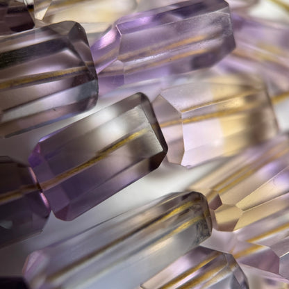Faceted Ametrine Beads - Freeform - for jewelry making
