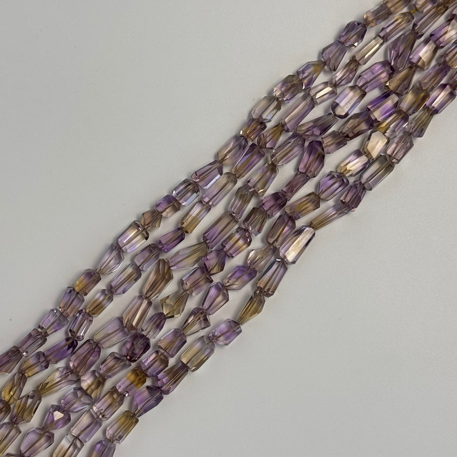 Faceted Ametrine Beads - Freeform - for jewelry making