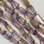 Faceted Ametrine Beads - Freeform - for jewelry making