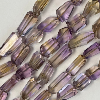Faceted Ametrine Beads - Freeform - for jewelry making